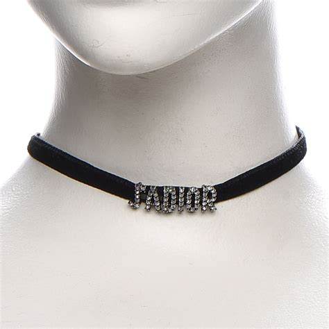 dior black choker|christian dior choker sale.